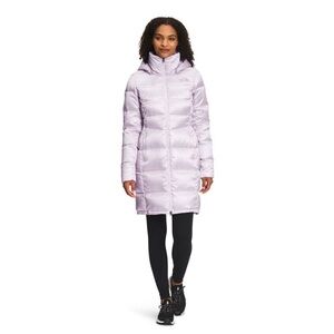 The North Face Metropolis Hooded Parka Lavender Fog / Shine Down Filling Coat M